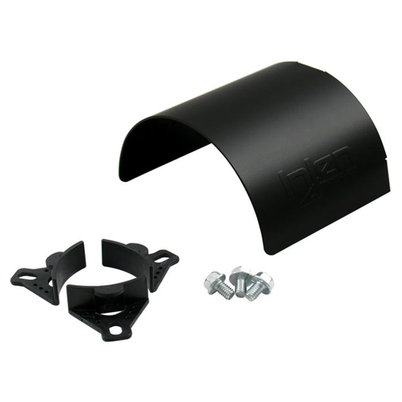 Injen Aluminum Air Filter Heat Shield Universal Fits 3.50 Black-thumbmail-2