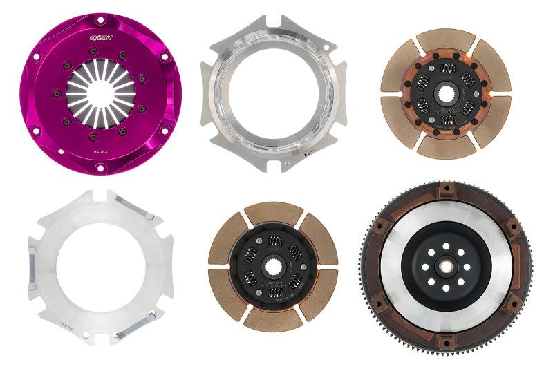 Exedy 1999-2002 Nissan Silvia L4 Hyper Twin Cerametallic Clutch Sprung Center Disc-thumbmail-2