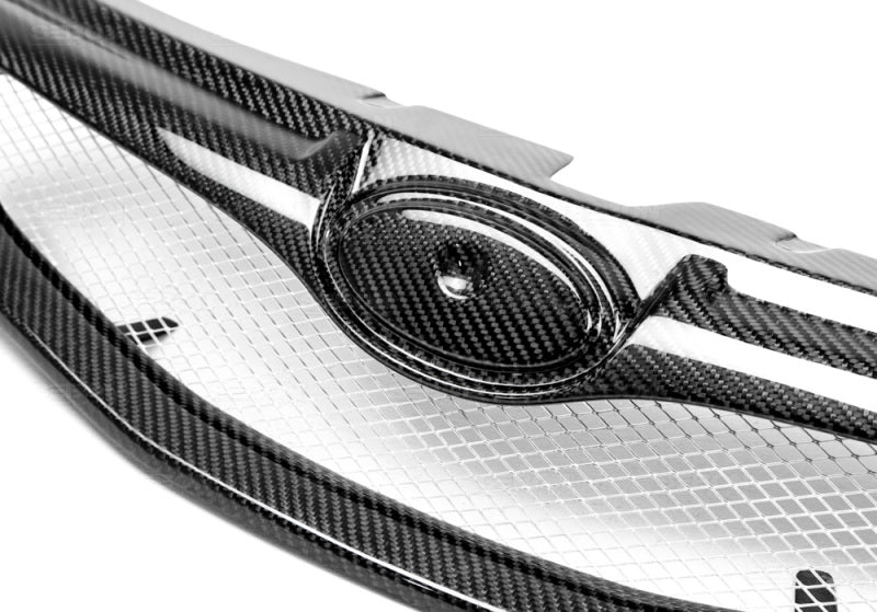 Seibon 08-09 Subaru Impreza WRX/STI Carbon Fiber Front Grill-thumbmail-2