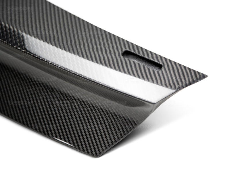 Seibon 14-15 Honda Civic Si Coupe OEM-Style Carbon Fiber Trunk Garnish-thumbmail-1