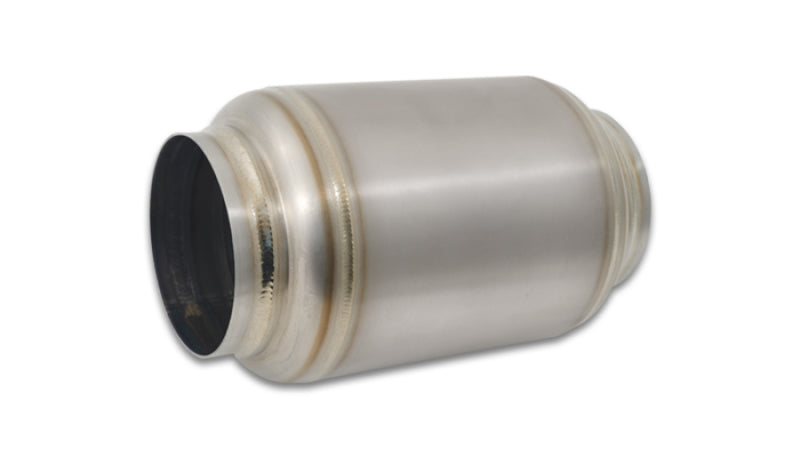 Vibrant Titanium Muffler w/Natural Tip 3in. Inlet / 3in. Outlet / 4.25in Dia-thumbmail-1