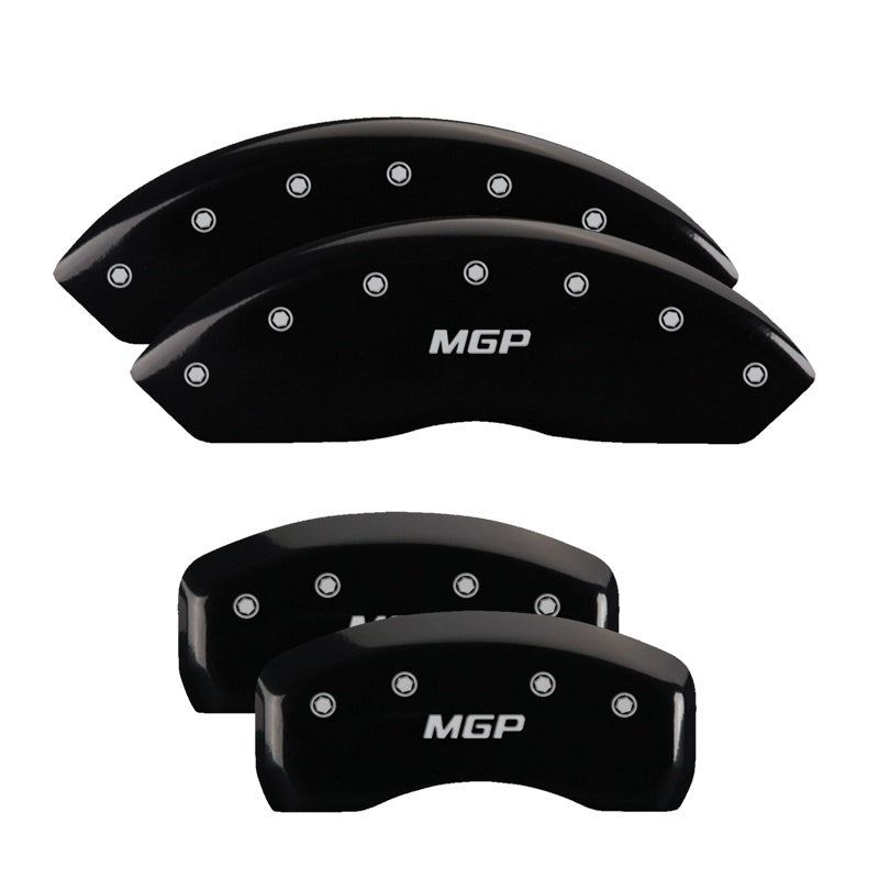 MGP 4 Caliper Covers Engraved Front Honda Rear H Logo Yellow Finish Black Char 2004 Honda Accord-thumbmail-1