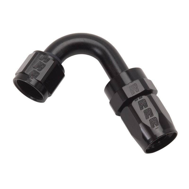 Russell Performance -8 AN Black 120 Degree Full Flow Swivel Hose End-thumbmail-2