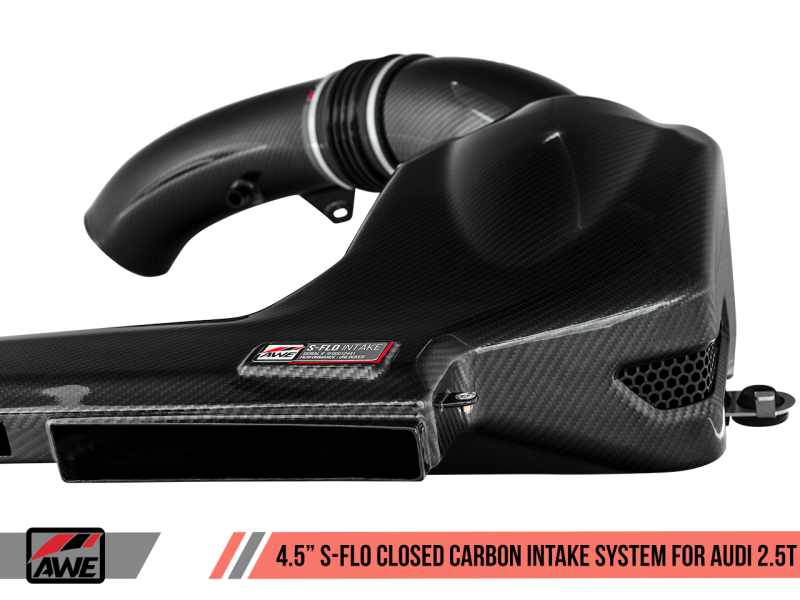 AWE Tuning Audi RS3 / TT RS S-FLO Closed Carbon Fiber Intake-thumbmail-2