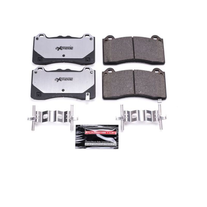 Power Stop 16-18 Ford Focus Front Z26 Extreme Street Brake Pads w/Hardware-thumbmail-1