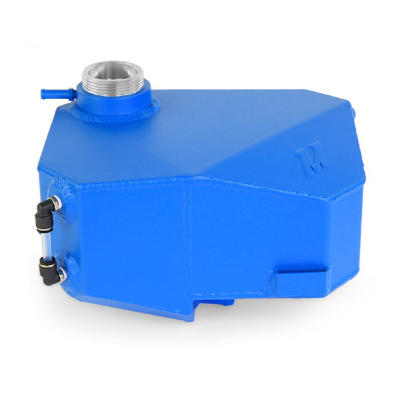 Mishimoto 2013+ Ford Focus ST/2016+ Focus RS Aluminum Expansion Tank - Wrinkle Blue-thumbmail-1