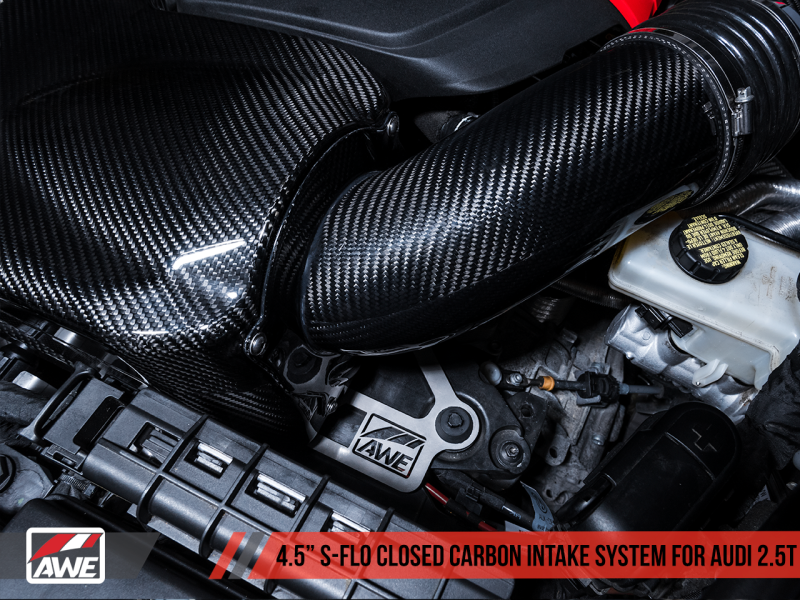 AWE Tuning Audi RS3 / TT RS S-FLO Closed Carbon Fiber Intake-thumbmail-3