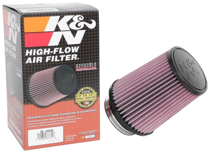 K&N Universal Air Filter 3-1/2in Flange / 5-1/2in Base / 4-1/2in Top / 6-1/2in Height-thumbmail-6