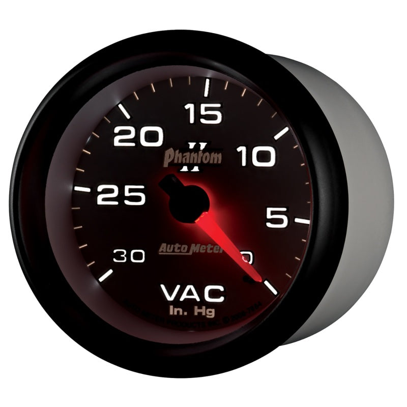 AutoMeter Gauge Vacuum 2-5/8in. 30Inhg Mechanical Phantom II-thumbmail-2