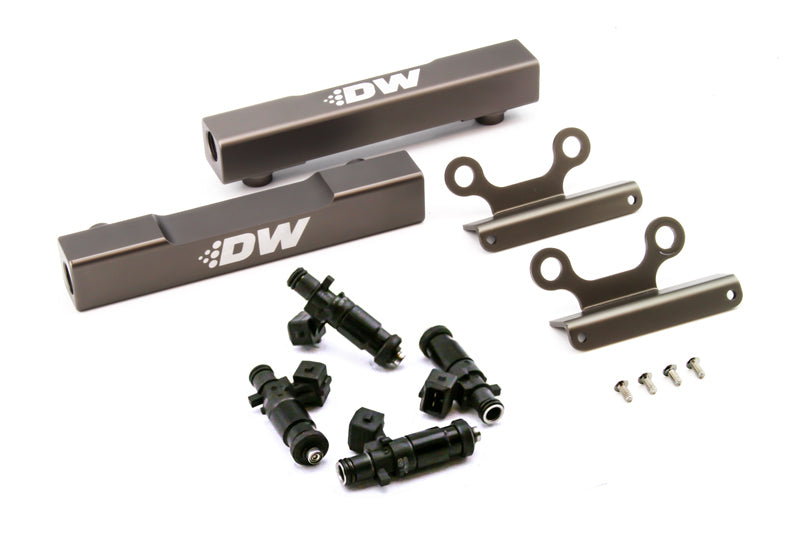 DeatschWerks 02+ Subaru WRX / 07+ STI/LGT Top Feed Fuel Rail Upgrade Kit w/ 1200cc Injectors-thumbmail-1