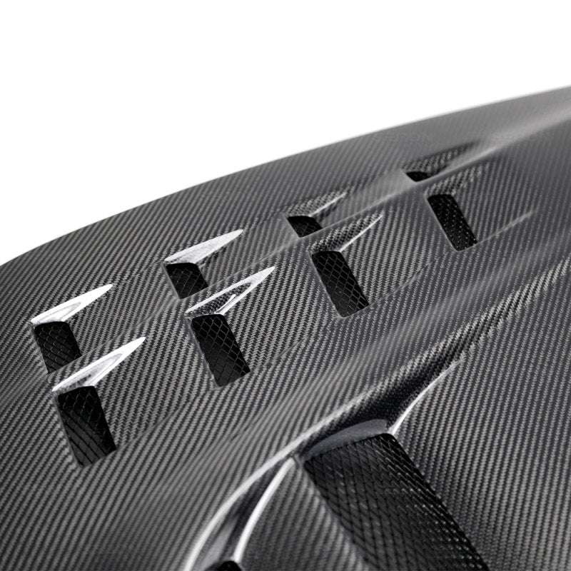Seibon 03-07 Mitsubishi Evo 8 & 9 CW II Carbon Fiber Hood-thumbmail-3