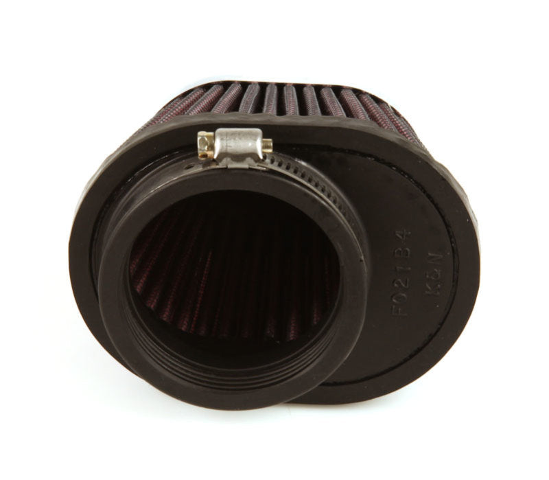 K&N Uni Chrome Oval Tapered Filter 2.125in FlgID x 4inB OL x 3inB OW x 3inT OL x 2inT OW x 2.75in H-thumbmail-3