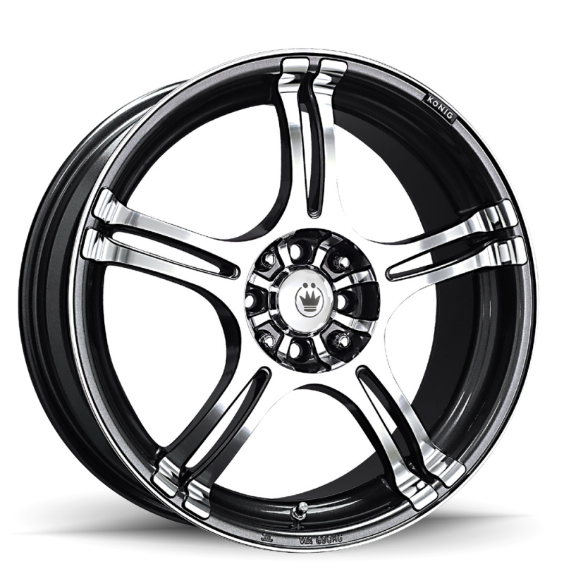 Konig Incident 15x6.5 8x100/108 ET40 Graphite-thumbmail-1