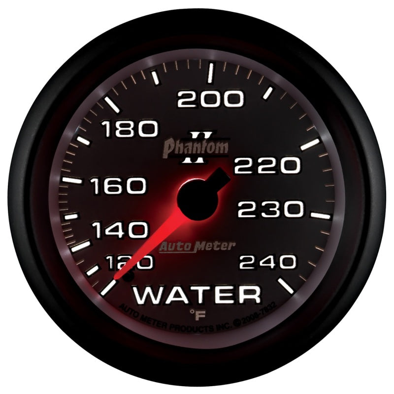 Autometer Phantom II 2-5/8in 120-240 Degree F Mechanical Water Gauge-thumbmail-2