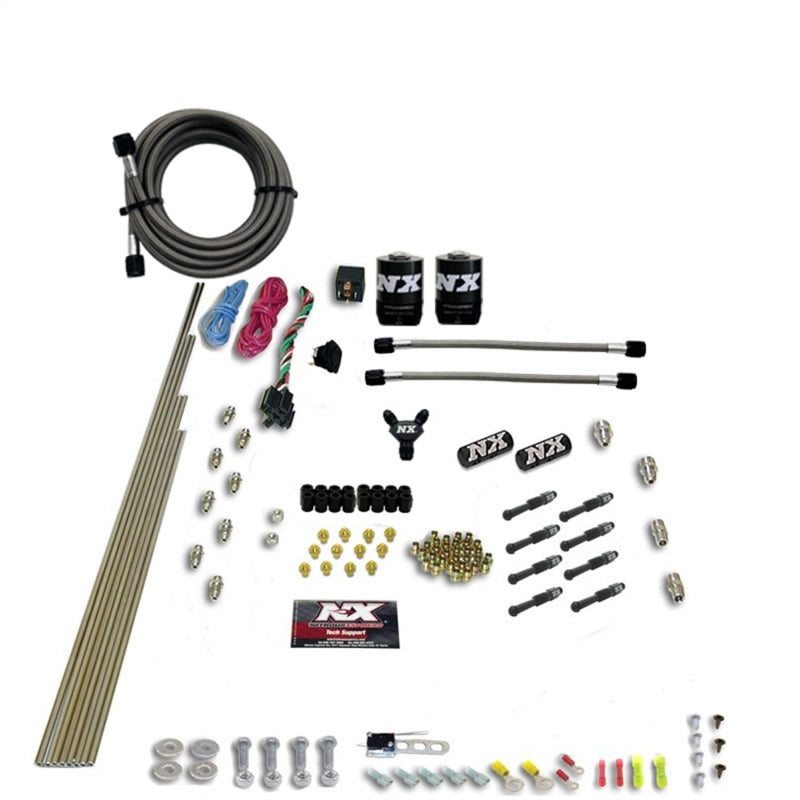 Nitrous Express 8 Cyl Dry Direct Port 2 Solenoids Nitrous Kit (200-600HP) w/o Bottle-thumbmail-1