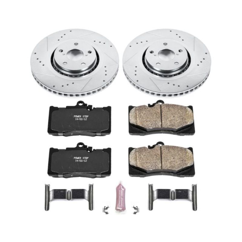 Power Stop 07-11 Lexus GS350 Front Z23 Evolution Sport Brake Kit-thumbmail-1