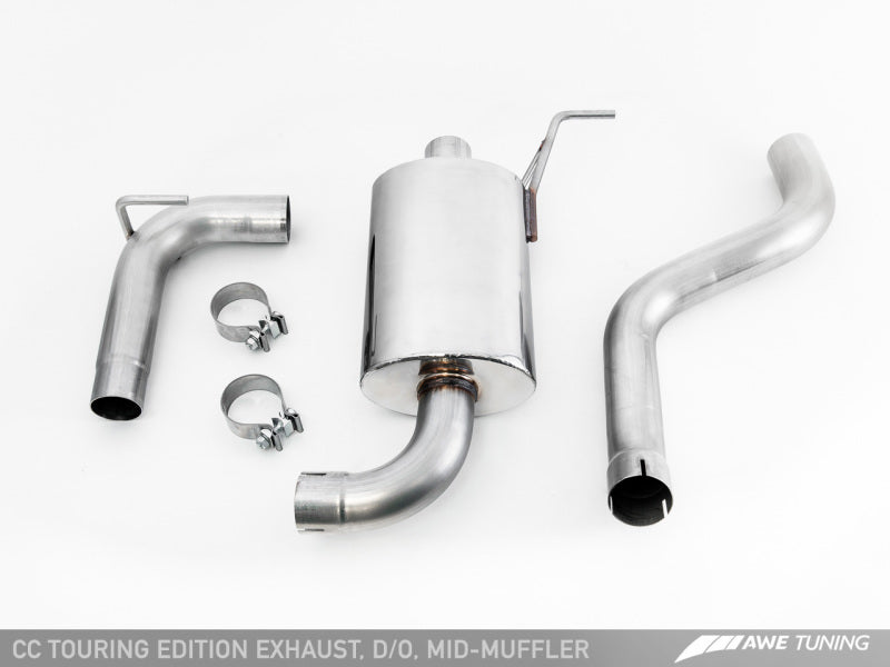 AWE Tuning VW CC 2.0T Touring Edition Performance Exhaust - Diamond Black Tips-thumbmail-6
