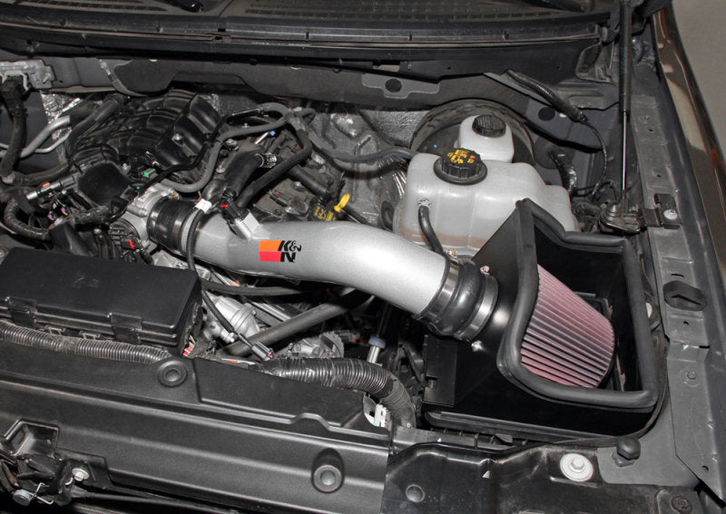 K&N 11-13 Ford Edge 3.5/3.7L-V6 Silver High Flow Performance Kit-thumbmail-3