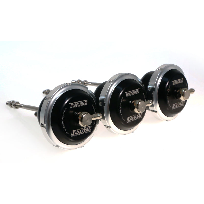Turbosmart Universal IWG75 Borg Warner B1 120mm Rod Black 14PSI Internal Wastegate-thumbmail-1