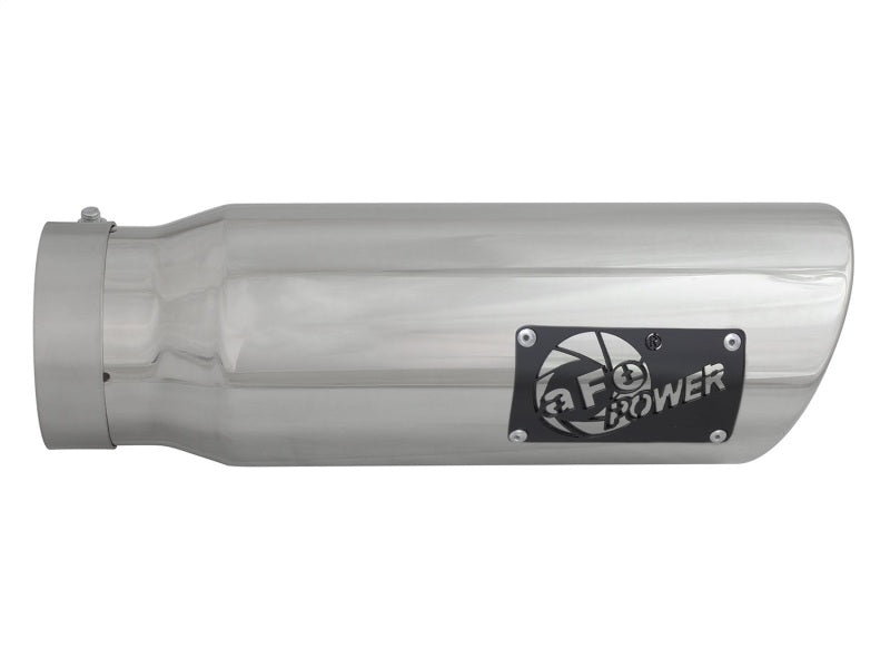 aFe Diesel Exhaust Tip Bolt On Polished 4in Inlex x 5in Outlet x 15in-thumbmail-4