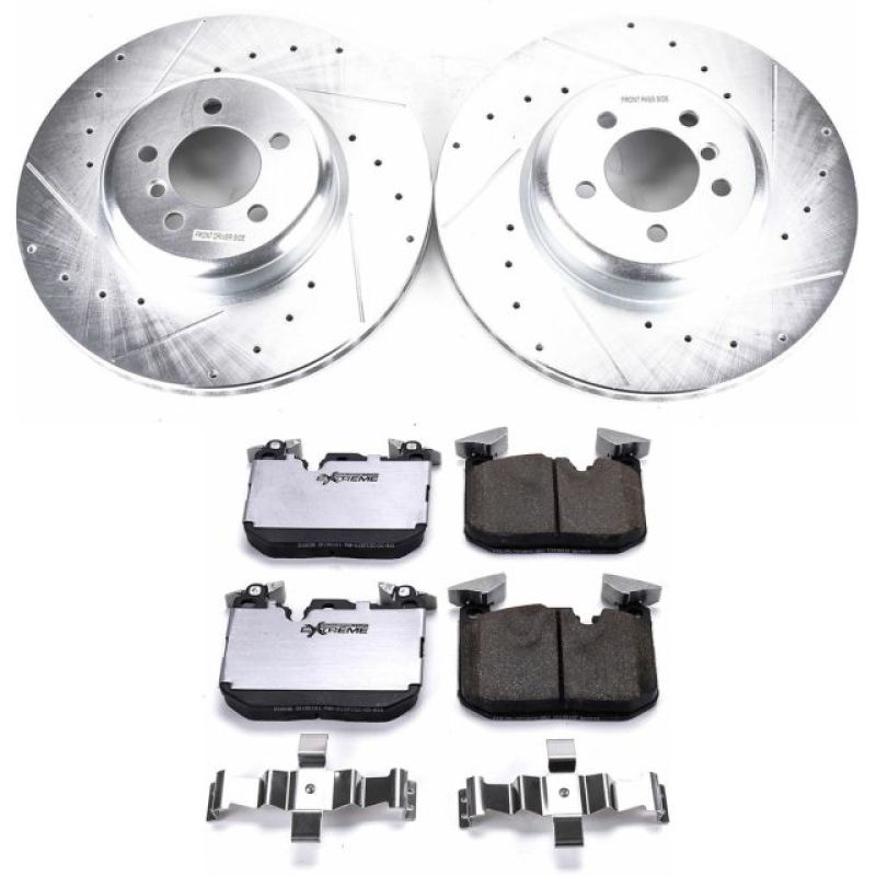 Power Stop 12-15 BMW 335i Front Z26 Street Warrior Brake Kit-thumbmail-1