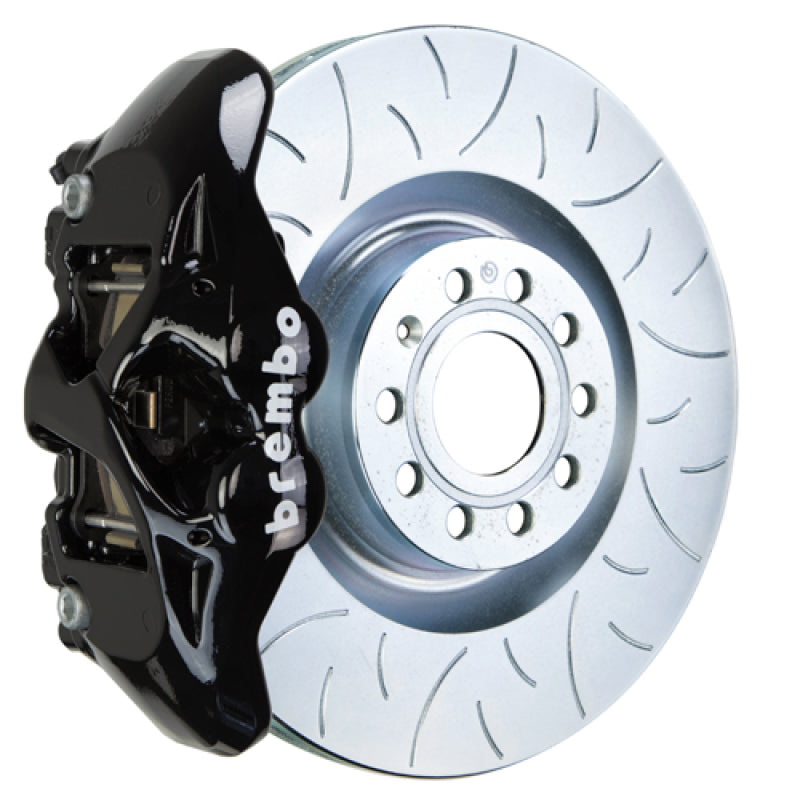Brembo 14-20 A3 Front GT BBK 4 Piston Cast 345x30 1pc Rotor Slotted Type3-Black-thumbmail-1