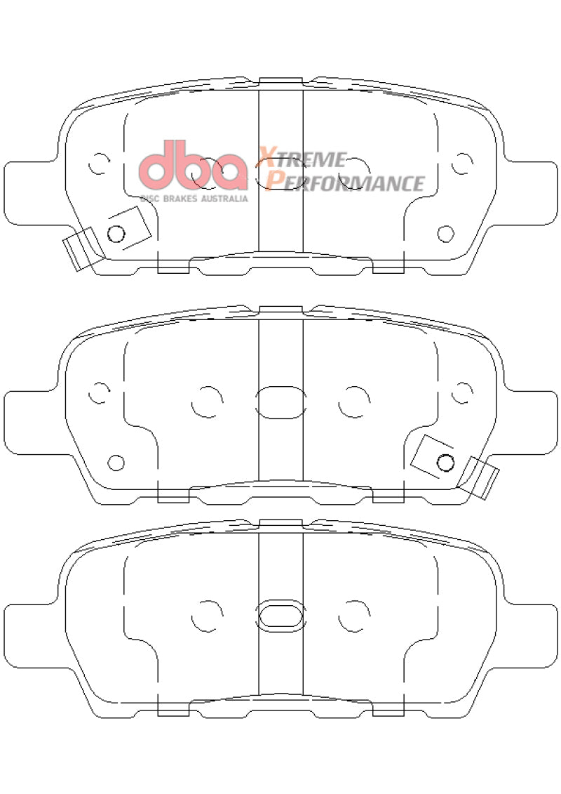 DBA 07-13 Nissan Sentra XP650 Rear Brake Pads-thumbmail-4