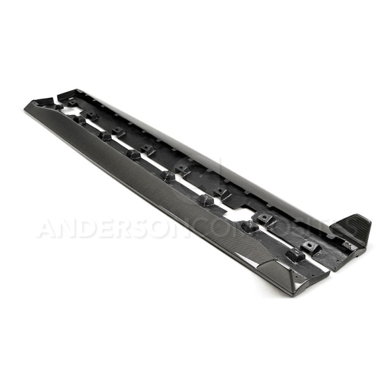 Anderson Composites 2015-2017 Ford Mustang GT350 Style Rocker Panel Splitter-thumbmail-1