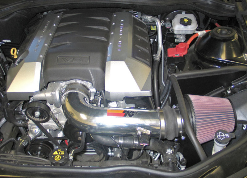 K&N 10 Camaro 6.2L V8 Polished Typhoon Short Ram Intake-thumbmail-8
