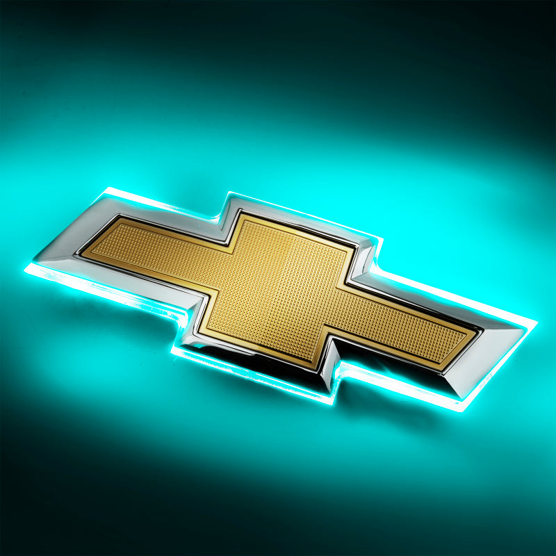 Oracle 16-19 Chevrolet Camaro Illuminated Bowtie - Dual Intensity - Aqua-thumbmail-5