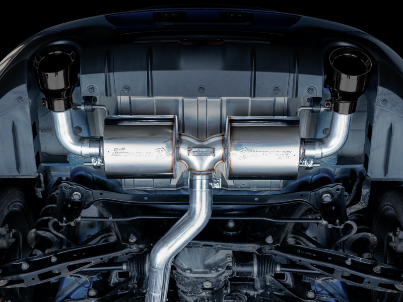 AWE Subaru BRZ/ Toyota GR86/ Toyota 86 Touring Edition Cat-Back Exhaust- Diamond Black Tips-thumbmail-4