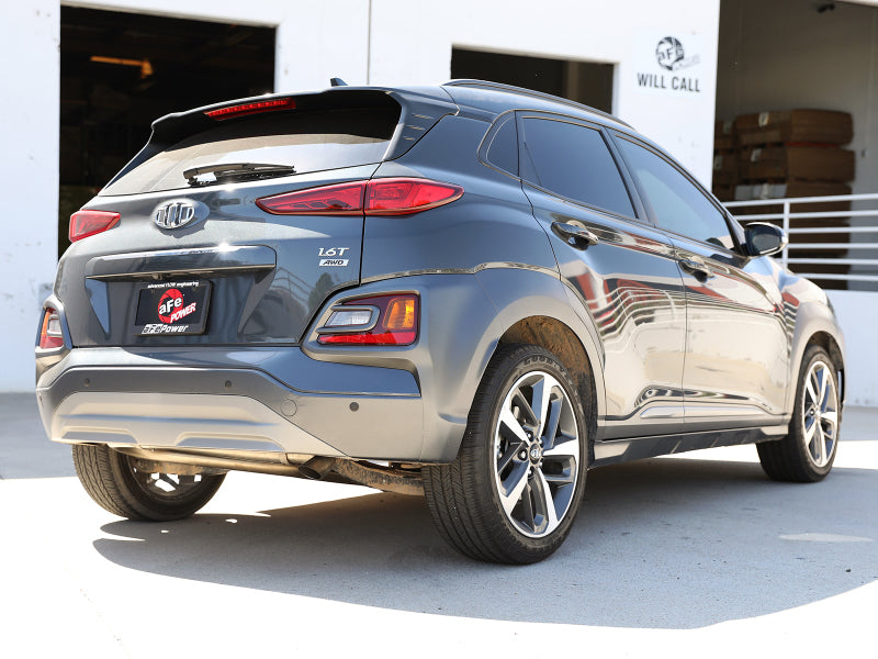 aFe Takeda 2-1/2in 304 SS Axle-Back Exhaust (No Muffler) 18-21 Hyundai Kona L4 1.6L (t)-thumbmail-2