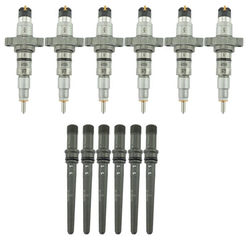 Industrial Injection 04.5-07 Dodge Cummins 5.9L Reman Stock Injector w/ Connecting Tubes-thumbmail-1