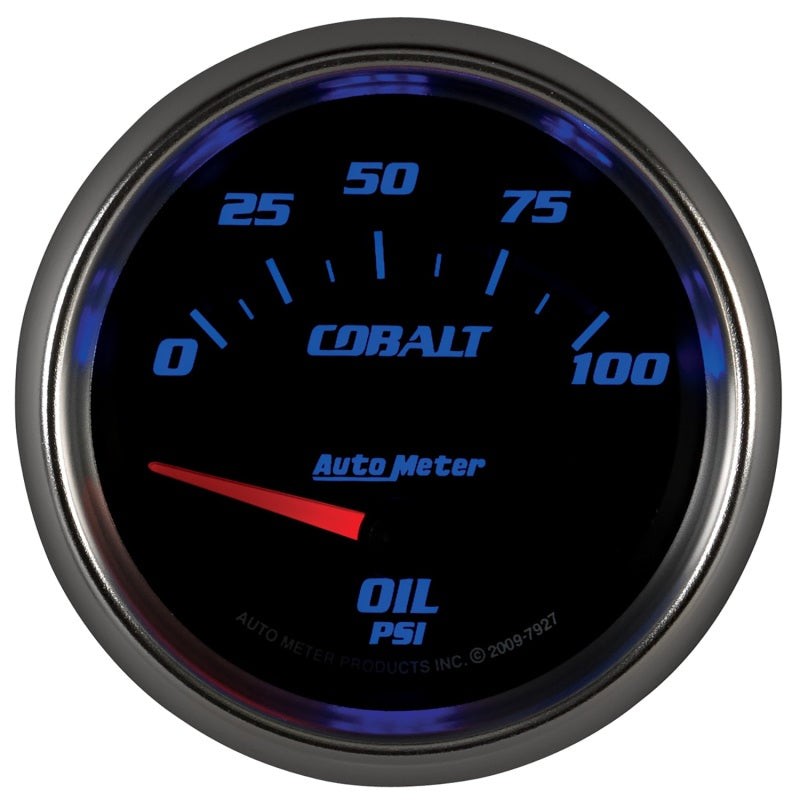 Autometer Cobalt 66.7mm 0-100 PSI Oil Pressure Gauge-thumbmail-3