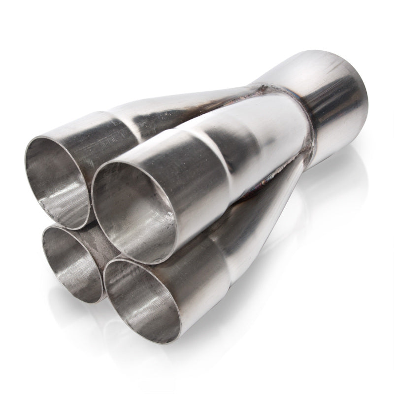 Stainless Works 2-3/8in 4-way merge collectors with 4-1/2in OD outlet-thumbmail-1