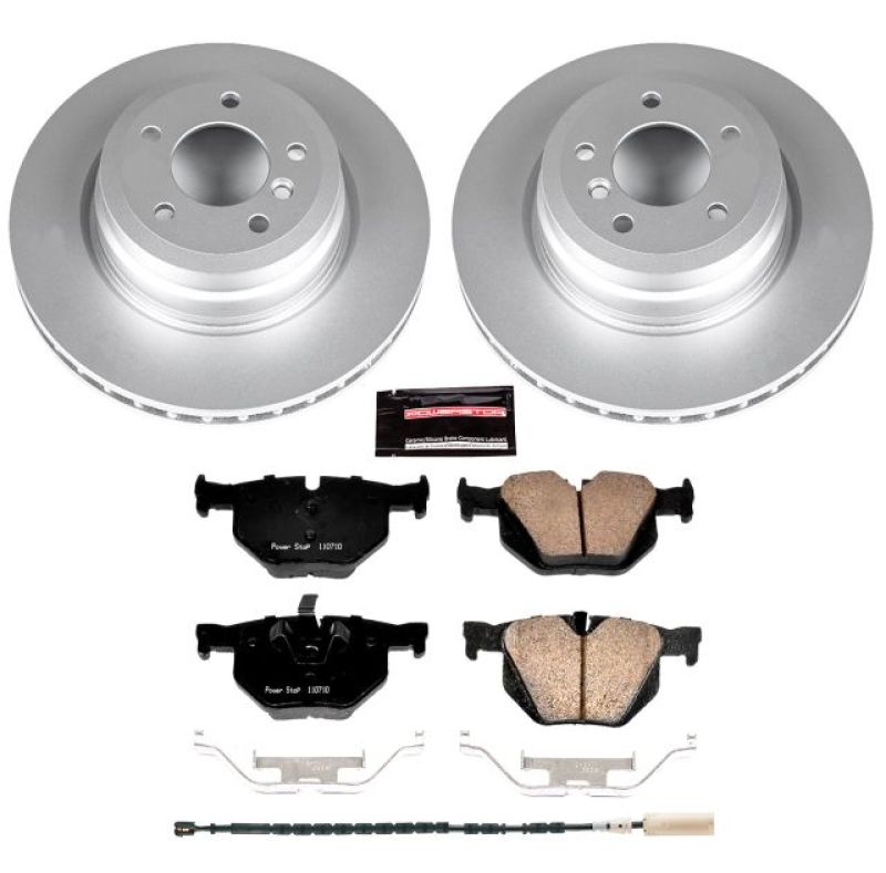 Power Stop 11-13 BMW 335i Rear Z23 Evolution Sport Coated Brake Kit-thumbmail-1