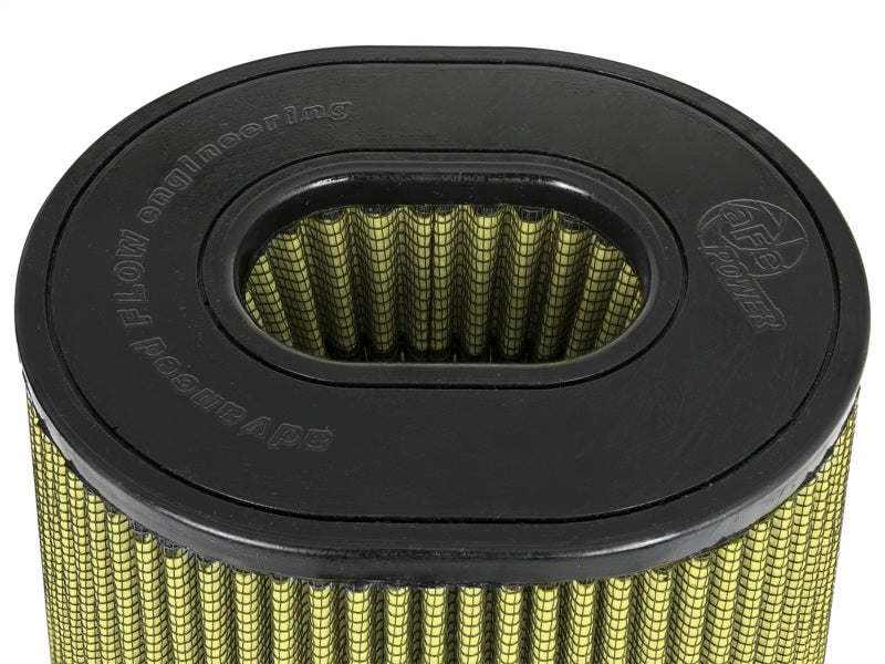 aFe Magnum FLOW Pro GUARD 7 Replacement Air Filter 4.5 F / (9x7.5) B / (6.75 x 5.5) T (Inv) / 9in. H-thumbmail-2