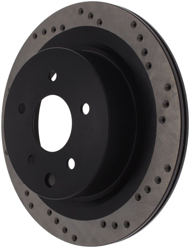 StopTech 08-09 Infiniti EX35 / 05-08 G35 / 09 G37 / 06-09 M35/M45 Drilled Right Rear Rotor-thumbmail-6