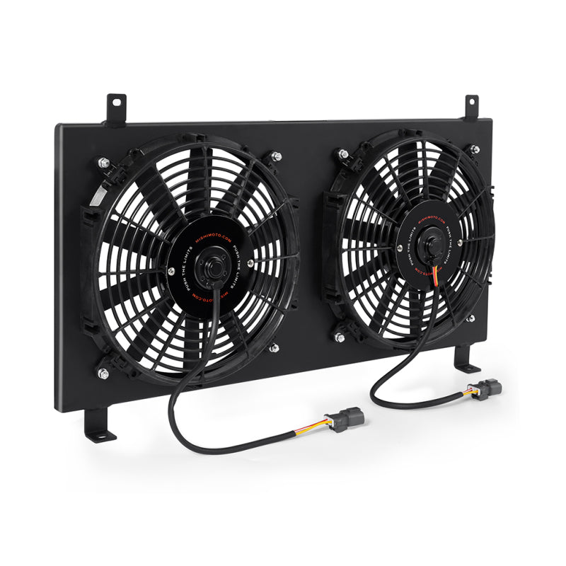 Mishimoto 02-06 Acura RSX Aluminum Fan Shroud Black-thumbmail-2
