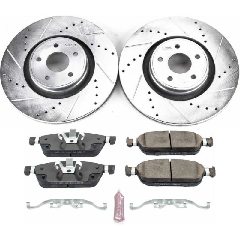 Power Stop 15-18 Ford Focus Front Z23 Evolution Sport Brake Kit-thumbmail-1