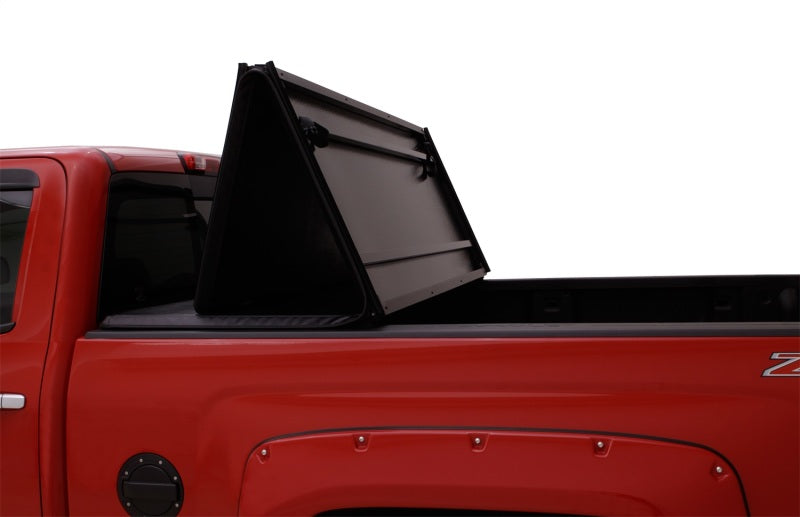 Lund 04-14 Chevy Colorado Styleside (6ft. Bed) Hard Fold Tonneau Cover - Black