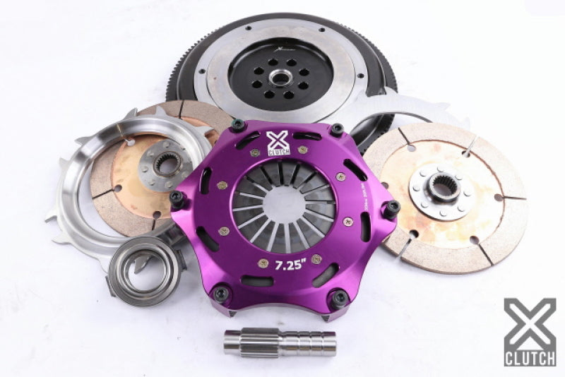 XClutch 17-21 Honda Civic 1.5L 7.25in Twin Solid Ceramic Clutch Kit-thumbmail-1