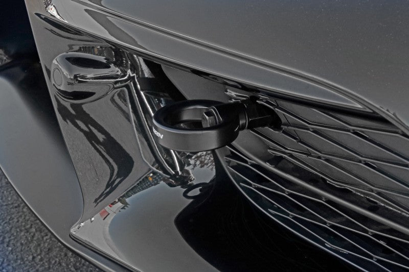 Perrin 2020 Toyota Supra Tow Hook Kit (Front) - Black-thumbmail-2