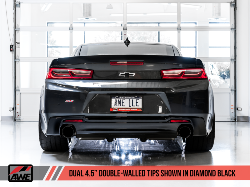AWE Tuning 16-19 Chevrolet Camaro SS Axle-back Exhaust - Touring Edition (Diamond Black Tips)-thumbmail-1