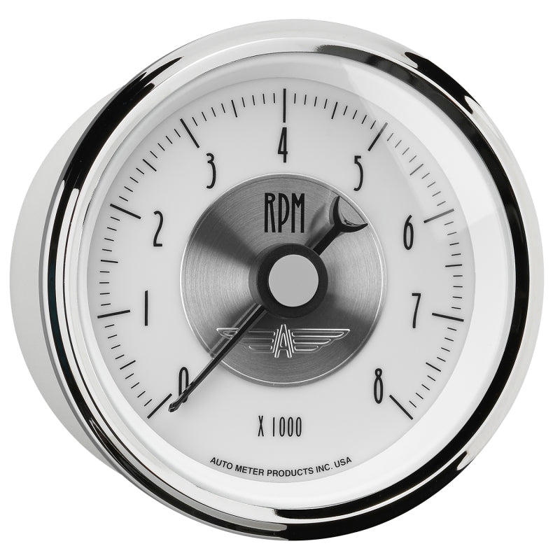 Autometer Prestige Pearl Series - Tachometer 3 3/8in 8K RPM In-Dash-thumbmail-4