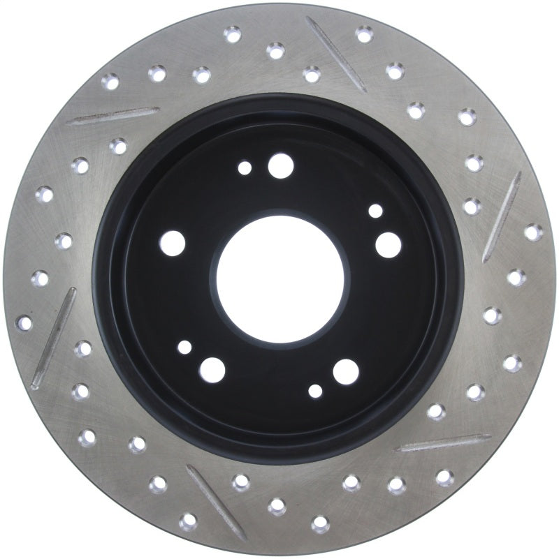 StopTech 06-09 Honda Civic Ex/Si Slotted & Drilled Right Rear Rotor-thumbmail-3