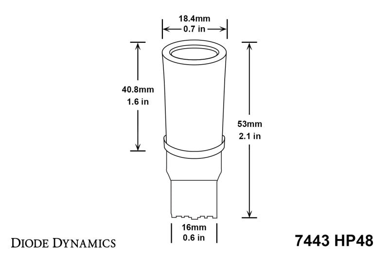 Diode Dynamics 7443 LED Bulb HP48 LED - Red Set of 4-thumbmail-2
