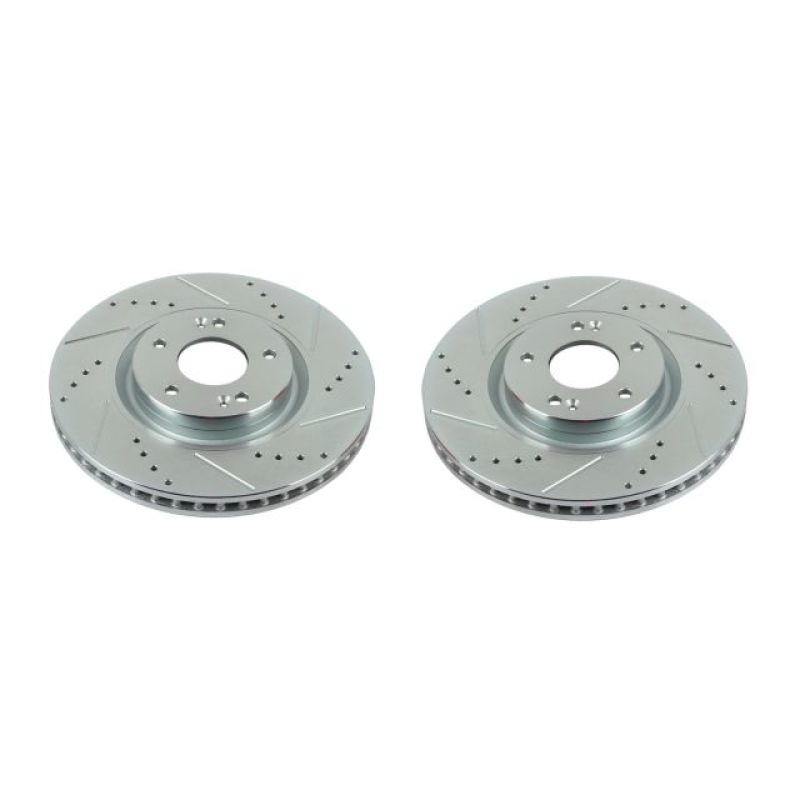 Power Stop 12-17 Hyundai Azera Front Evolution Drilled & Slotted Rotors - Pair-thumbmail-2