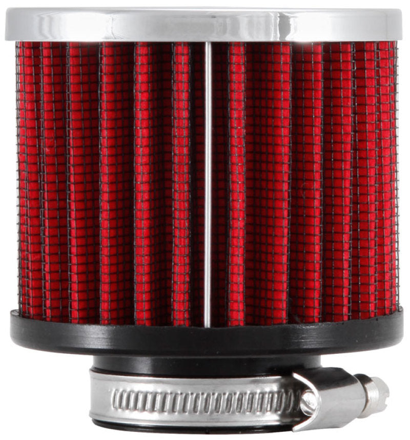 K&N 1.375 inch ID 3 inch OD 2.5 inch H Clamp On Crankcase Vent Filter-thumbmail-2