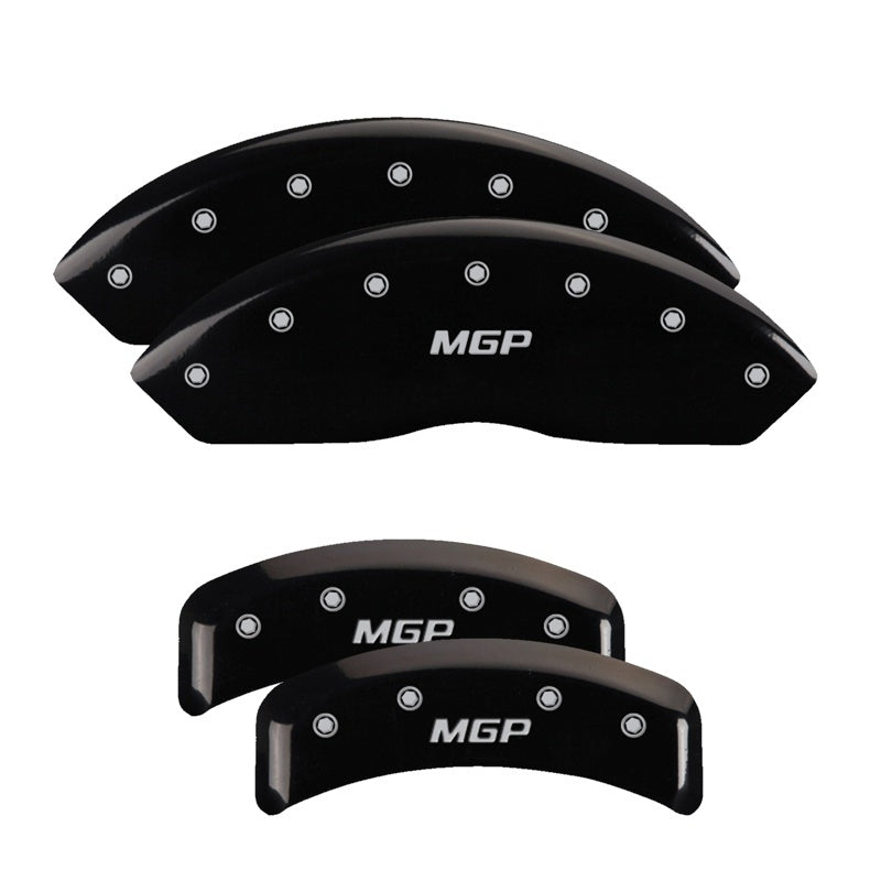 MGP 4 Caliper Covers Engraved Front & Rear MGP Black finish silver ch-thumbmail-1